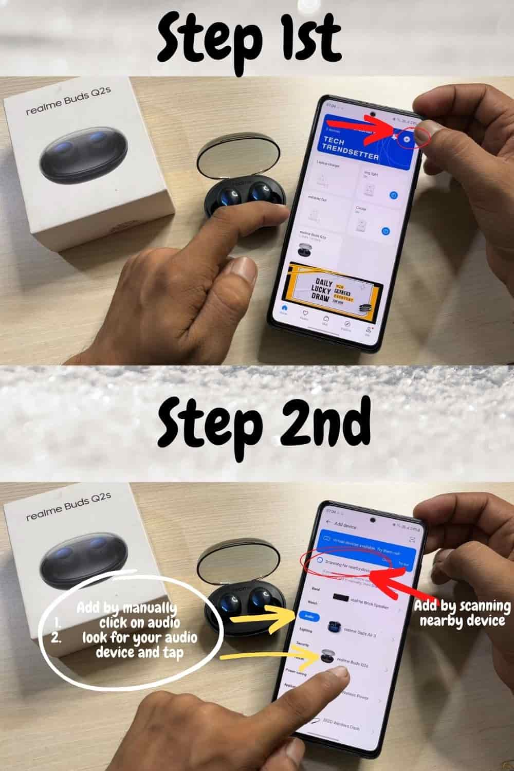 how to use realme link app in iphone